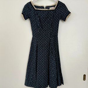 1950's Jeanne D'arc Day Dress, Rare!